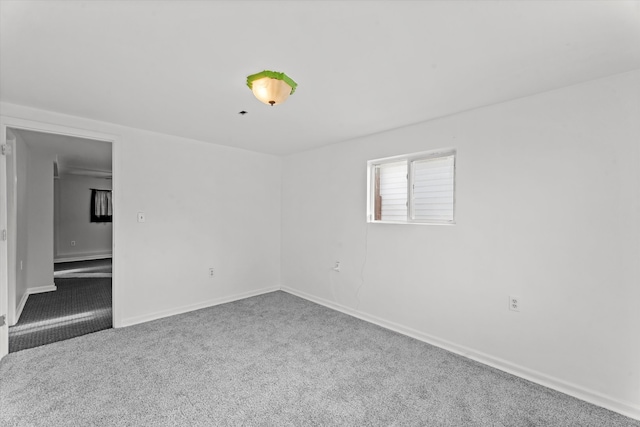 empty room with carpet floors