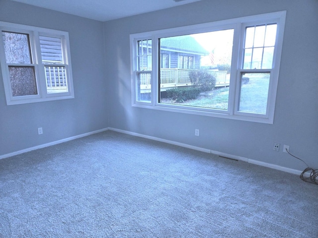 1007 River Rd, Mchenry, IL 60050 - spare room featuring baseboards and carpet flooring