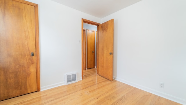 interior space featuring light hardwood / wood-style flooring