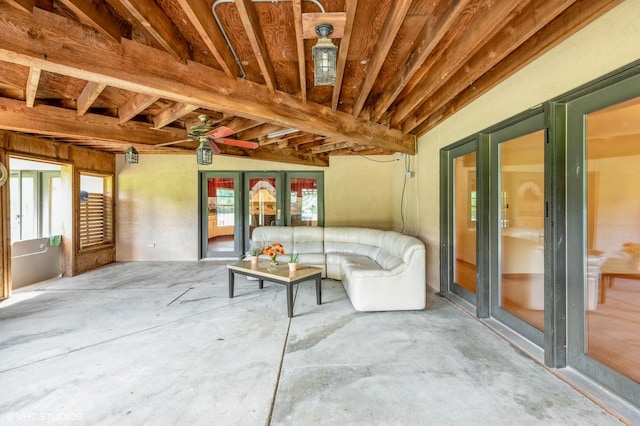 view of patio with french doors