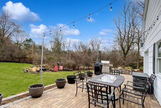 6430 Thurlow St, Willowbrook, IL 60527 - view of patio / terrace featuring grilling area and outdoor dining area