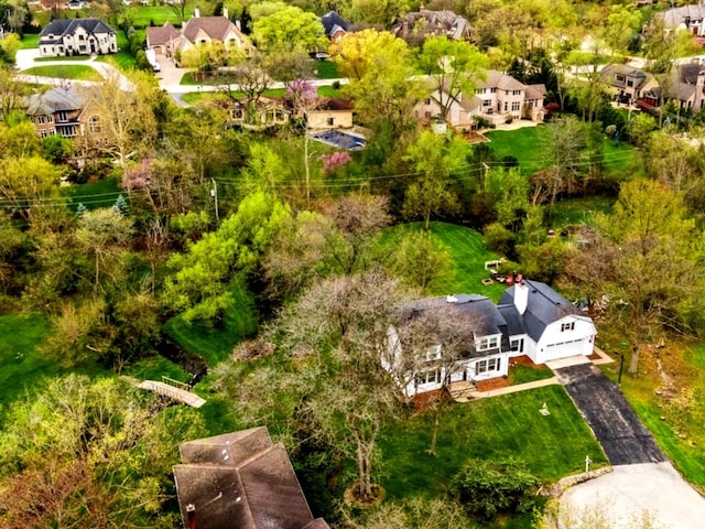 6430 Thurlow St, Willowbrook, IL 60527 - aerial perspective of suburban area