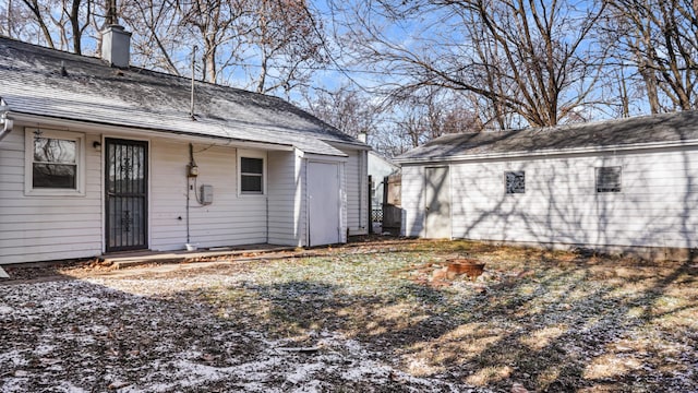 view of back of property