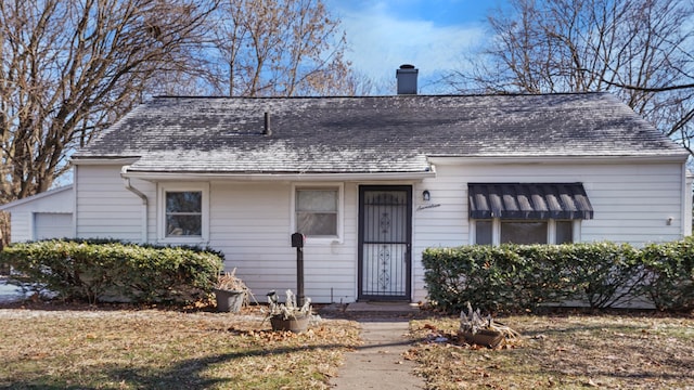 view of front of property