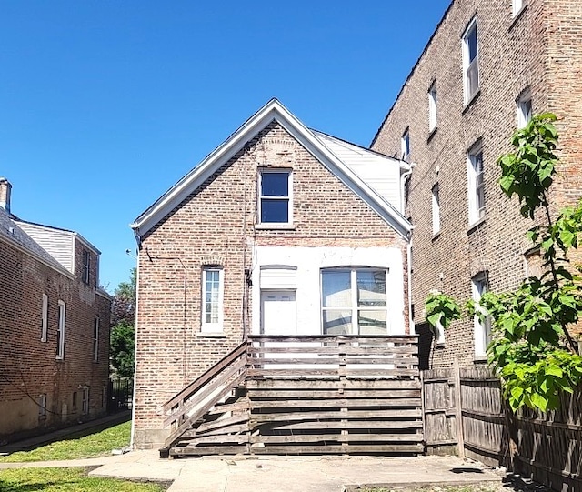 view of rear view of house