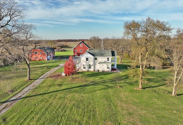 exterior space featuring a yard