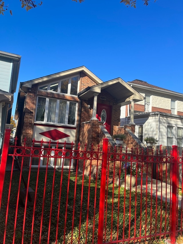 view of front of home