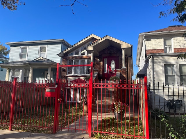 view of front of property