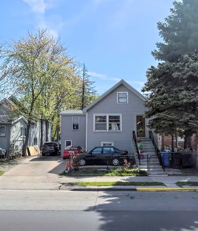 view of front of home