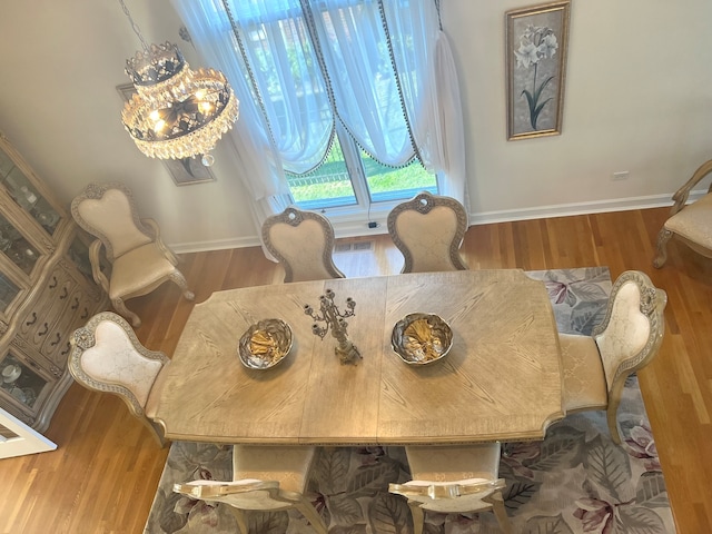 sitting room featuring hardwood / wood-style flooring