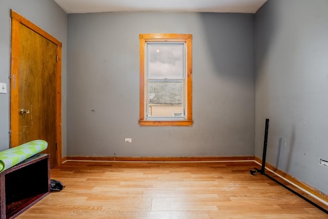 5338 S Wood St, Chicago, IL 60609 - unfurnished room with light wood-type flooring