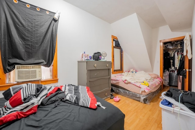 5338 S Wood St, Chicago, IL 60609 - bedroom featuring wood finished floors and cooling unit