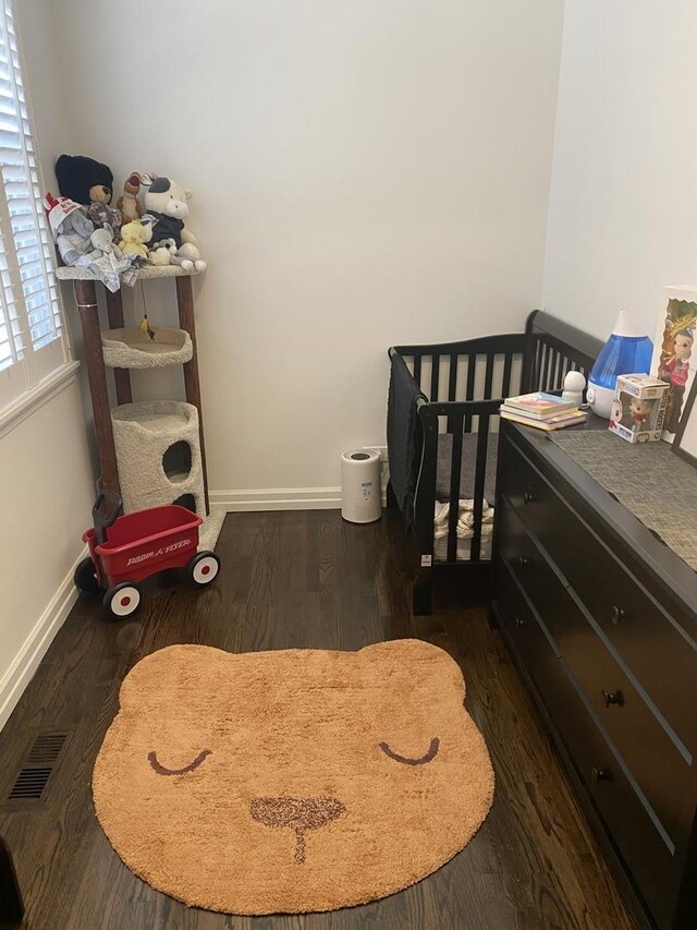 1334 S Wabash Ave Unit B, Chicago, IL 60605 - bedroom with baseboards and wood finished floors