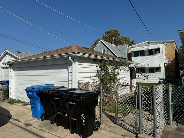 view of side of property