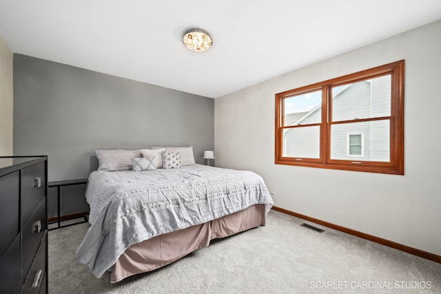 bedroom featuring carpet flooring