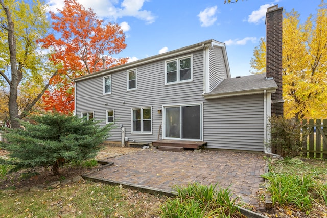 back of house featuring a patio area