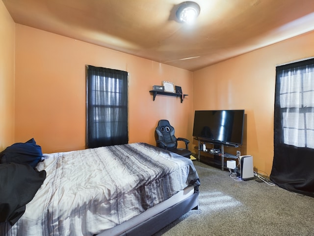 bedroom featuring carpet floors