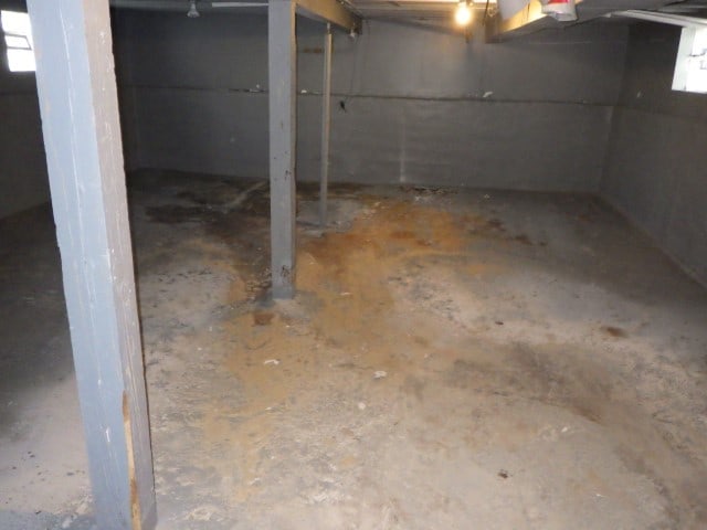 view of basement