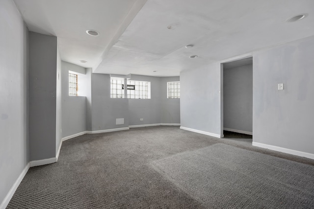 spare room with carpet flooring