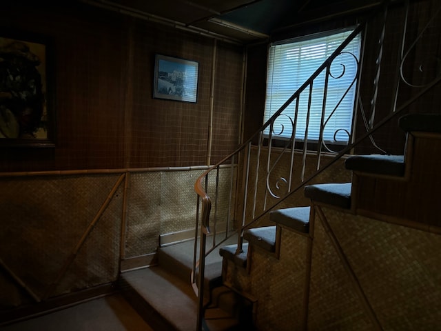 view of staircase