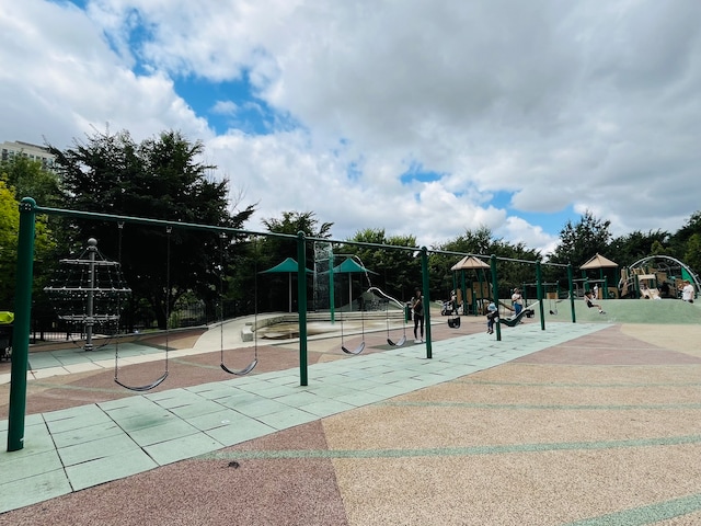 view of community featuring a playground