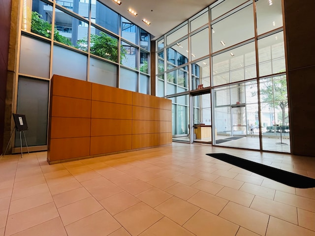 view of reception area