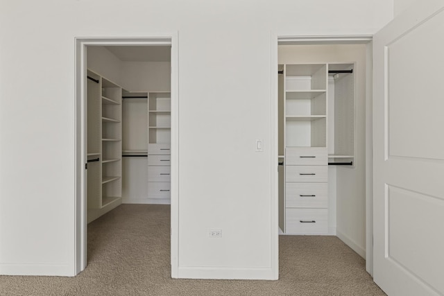 view of closet