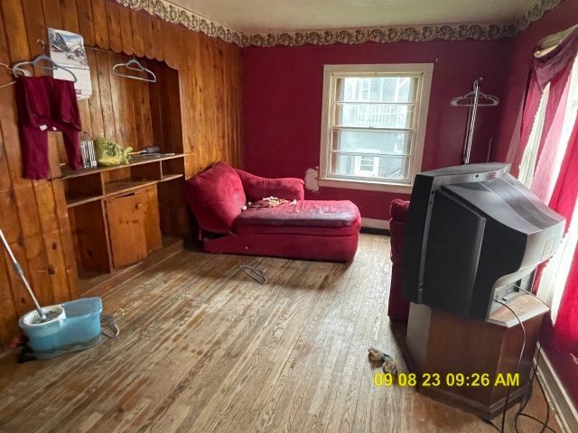 interior space featuring hardwood / wood-style floors