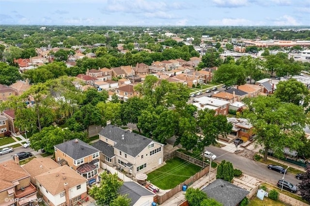 birds eye view of property featuring a residential view