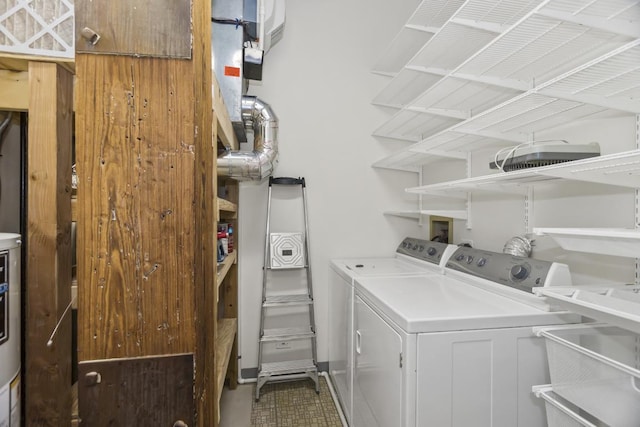 laundry area featuring separate washer and dryer