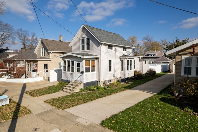 view of side of property