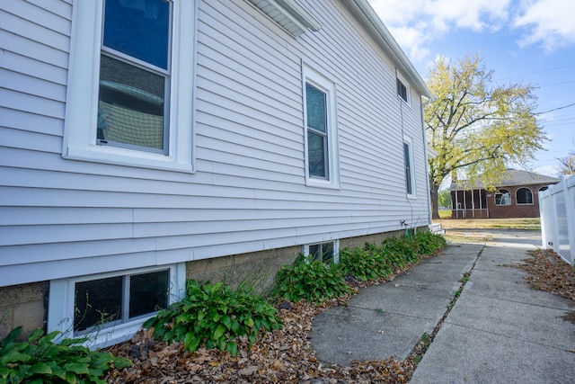 view of property exterior