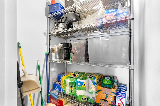 view of pantry