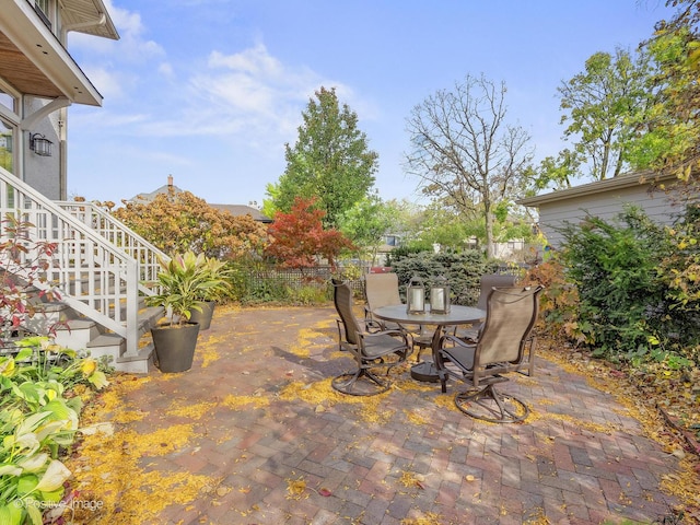 view of patio