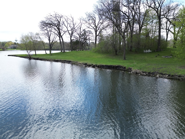 property view of water