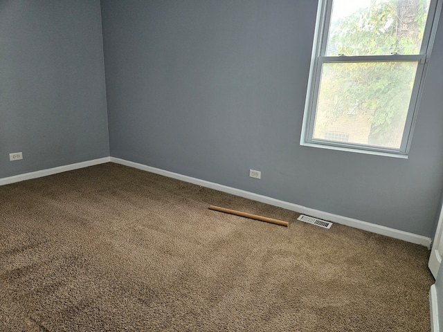 empty room with carpet floors