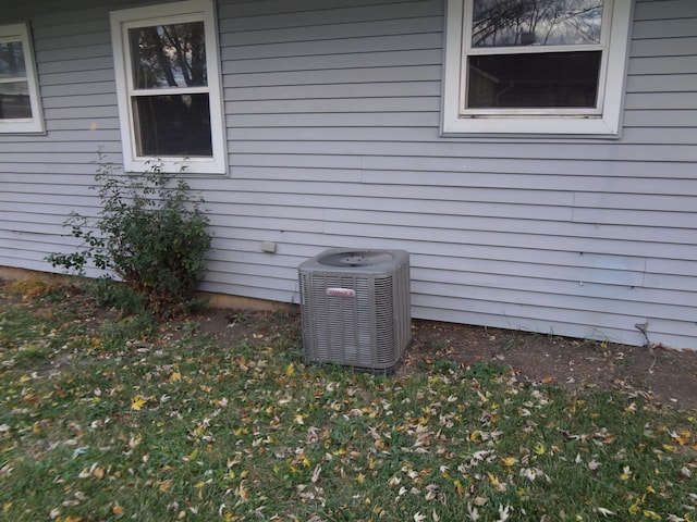 exterior details with central AC unit