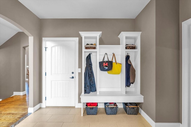 view of mudroom