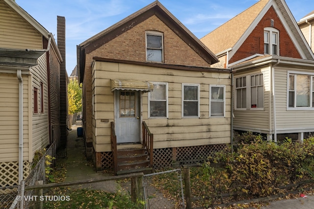 view of rear view of property