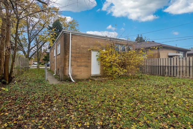 view of back of property