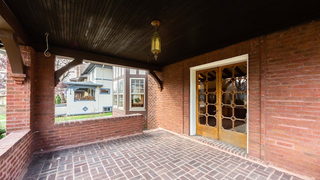 view of patio / terrace with french doors