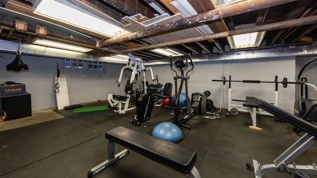 view of exercise room