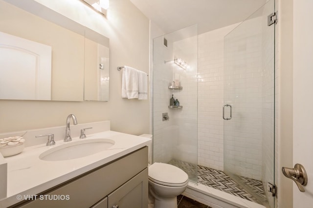 1325 N State Pkwy Unit 11F, Chicago, IL 60610 - bathroom with a shower stall, toilet, and vanity