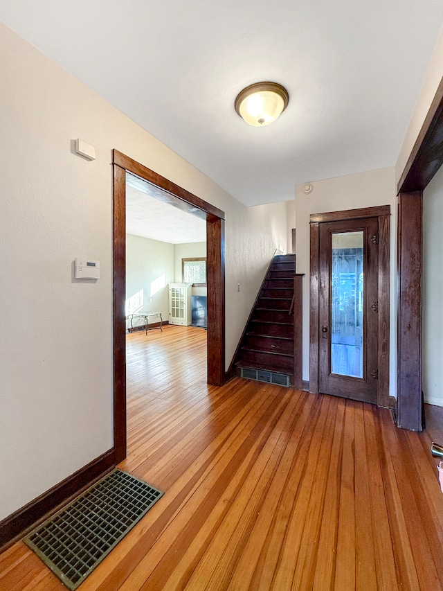 interior space featuring light hardwood / wood-style floors