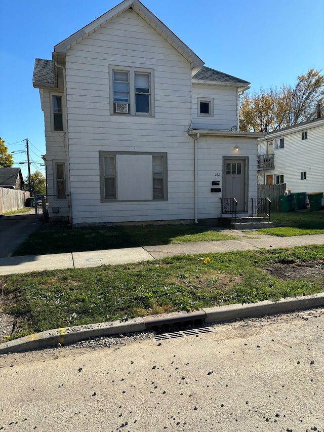 view of back of property