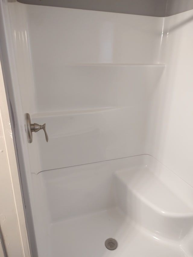 bathroom with walk in shower