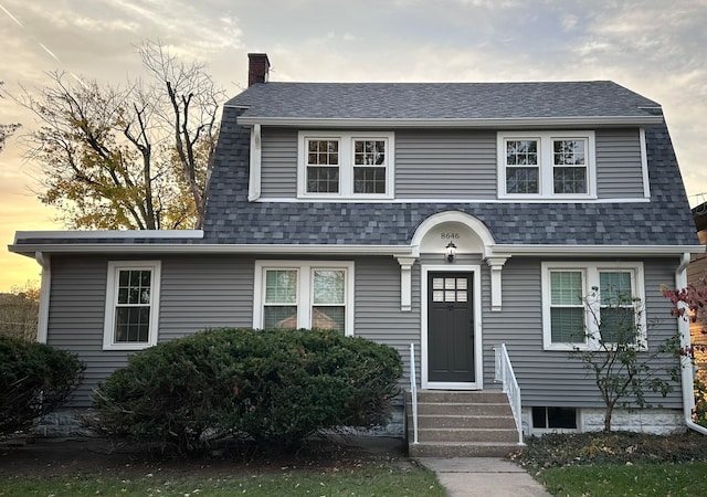 view of front facade