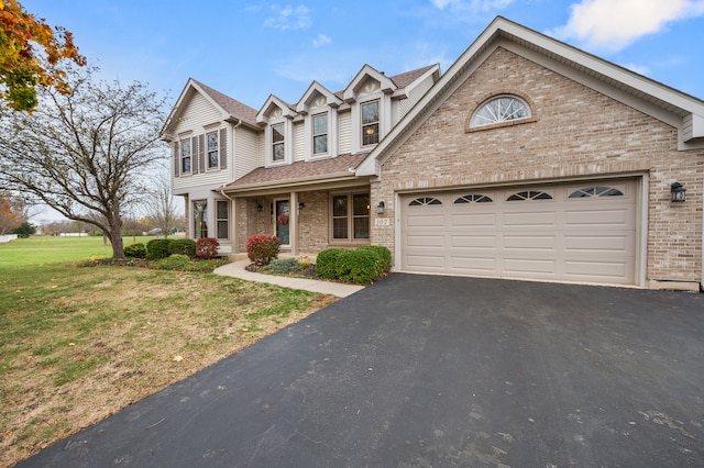 view of front of property with a front yard