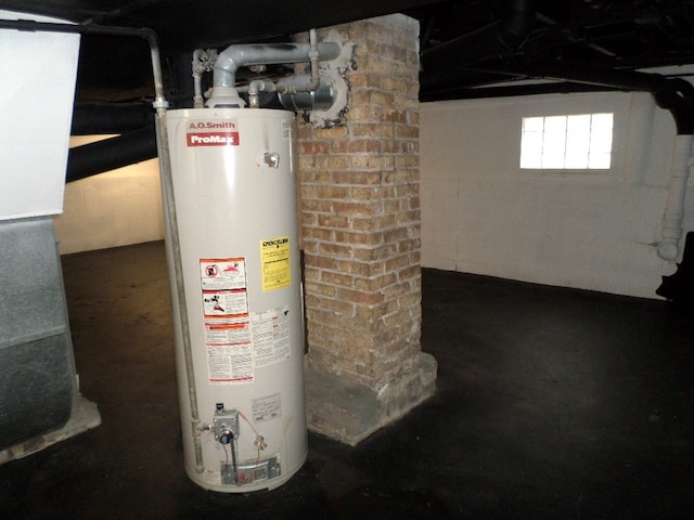 utilities with gas water heater