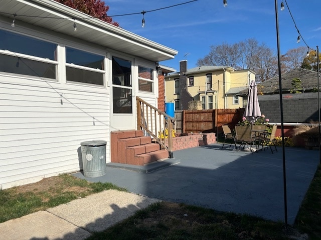 exterior space featuring a patio